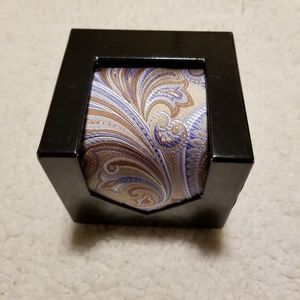 🔥 Croft & Barrow Taupe Multy Paisley Tie